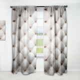 Designart 'Diamond Shaped Leather Couch' Modern & Contemporary 1 Curtain Panel