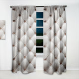 Designart 'Diamond Shaped Leather Couch' Modern & Contemporary 1 Curtain Panel