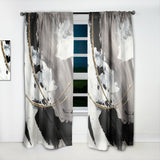 Designart 'Glam Painted Arcs II' Modern 1 Curtain Panel