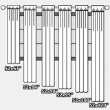 Designart 'Glam Painted Arcs II' Modern 1 Curtain Panel