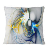 Shining Multi Colored Plasma - Abstract Throw Pillow