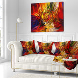 Illusions of Stained Glass - Abstract Throw Pillow