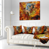 Dreaming of Stained Glass - Abstract Throw Pillow