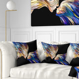 Metaphorical Mind Painting - Sensual Throw Pillow