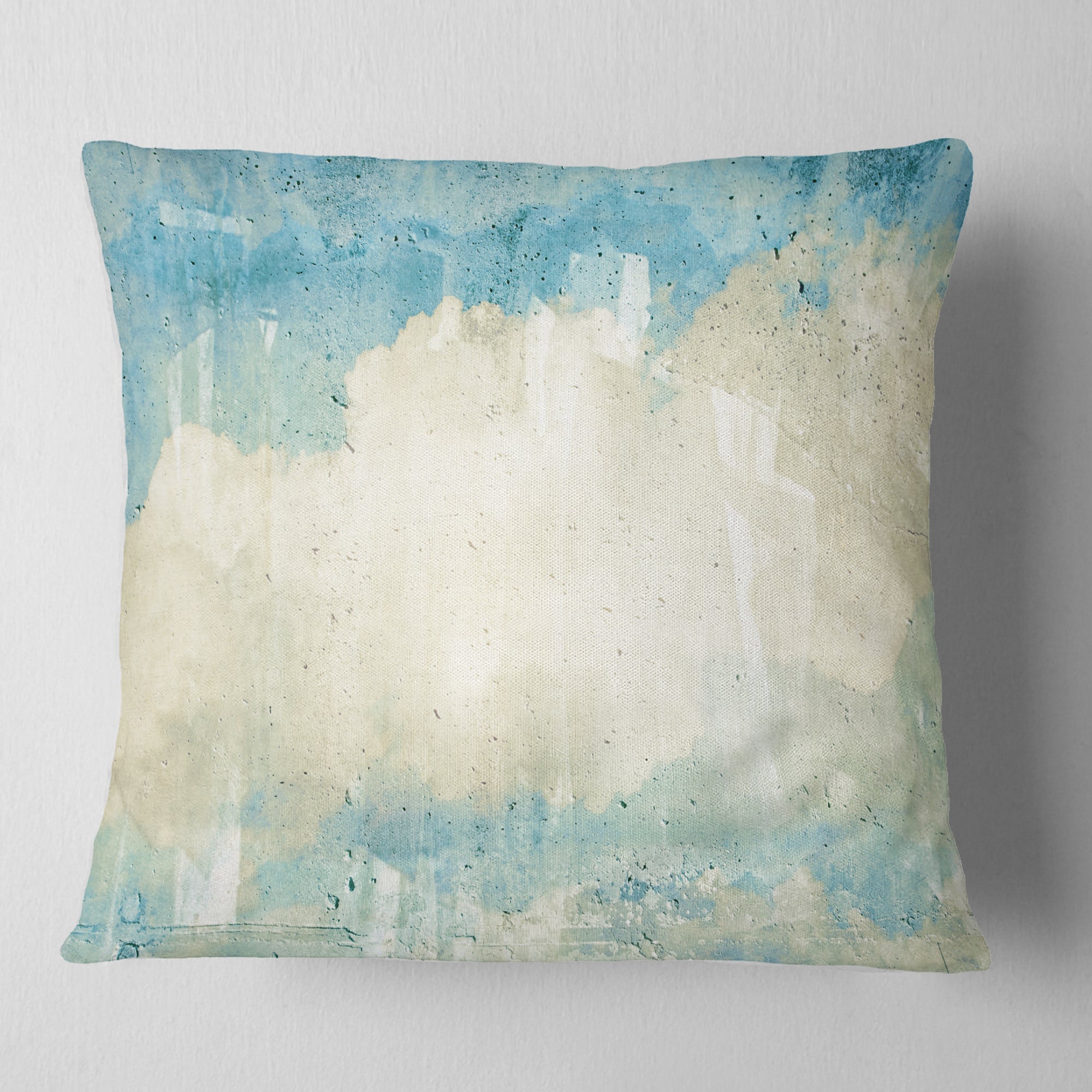 Sky on Wall Texture - Abstract Throw Pillow