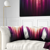 Purple with Magic Light - Abstract Throw Pillow