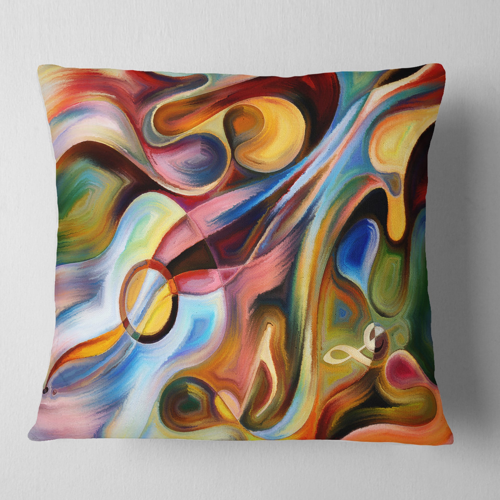 Music beyond the Frames - Music Throw Pillow