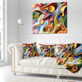 Music beyond the Frames - Music Throw Pillow