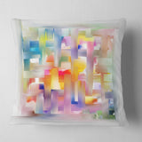 Colorful Seamless Pattern - Abstract Throw Pillow