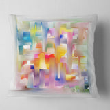 Colorful Seamless Pattern - Abstract Throw Pillow