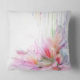 Floral Composition - Floral Throw Pillow
