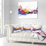 Abstract Smoke - Contemporary Throw Pillow