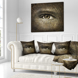 Aging Eyes - Abstract Throw Pillow