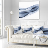 Glittering Light Blue Pattern - Abstract Throw Pillow