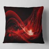 Dark Red Vector Illustration - Abstract Throw Pillow