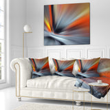 Rays of Speed Large Lines - Abstract Throw Pillow