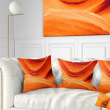 Antelope Canyon Orange Wall - Landscape Photography Throw Pillow