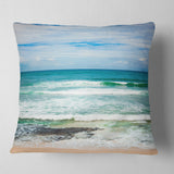 Indian Ocean - Seascape Photography Throw Pillow