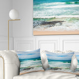 Indian Ocean - Seascape Photography Throw Pillow