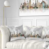 Famous Monuments Across World - Throw Pillow