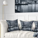 Panorama New York City at Night - Cityscape Throw Pillow