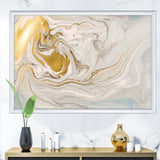 Pastel and Gold Glitter Marble Wall Art