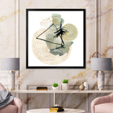 Abstract Landscape Of Mountains Moon and Tree