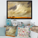 Desert Farmhouse Under Cloudy Sky in Washington I