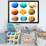 Various Planets In Orbit