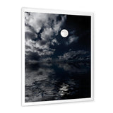 Full Moon In Cloudy Night Sky IV