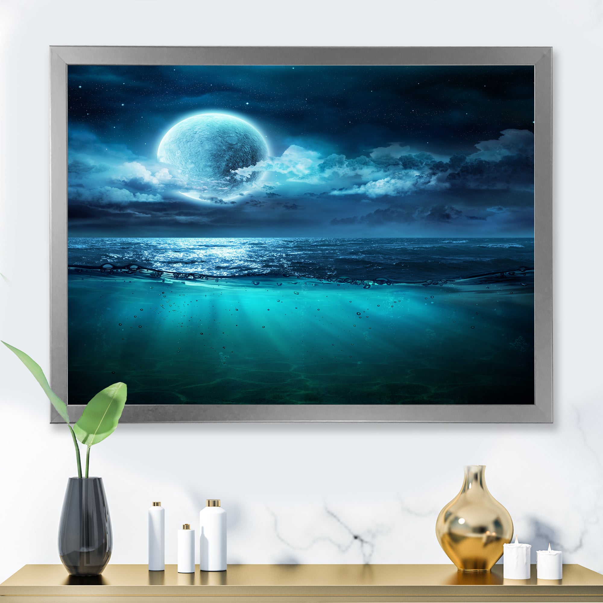 Romantic Moon Over Deep Blue Sea II