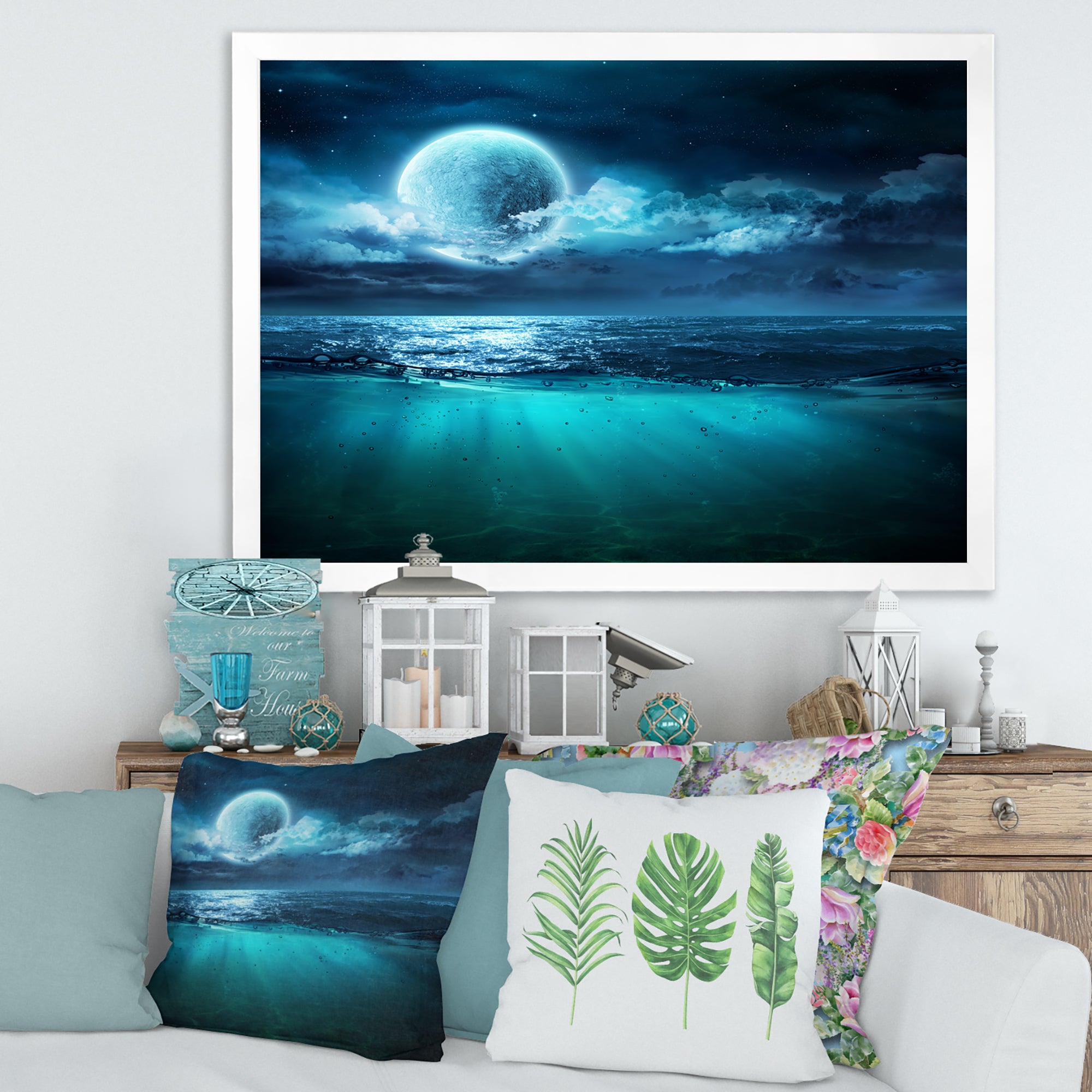 Romantic Moon Over Deep Blue Sea II