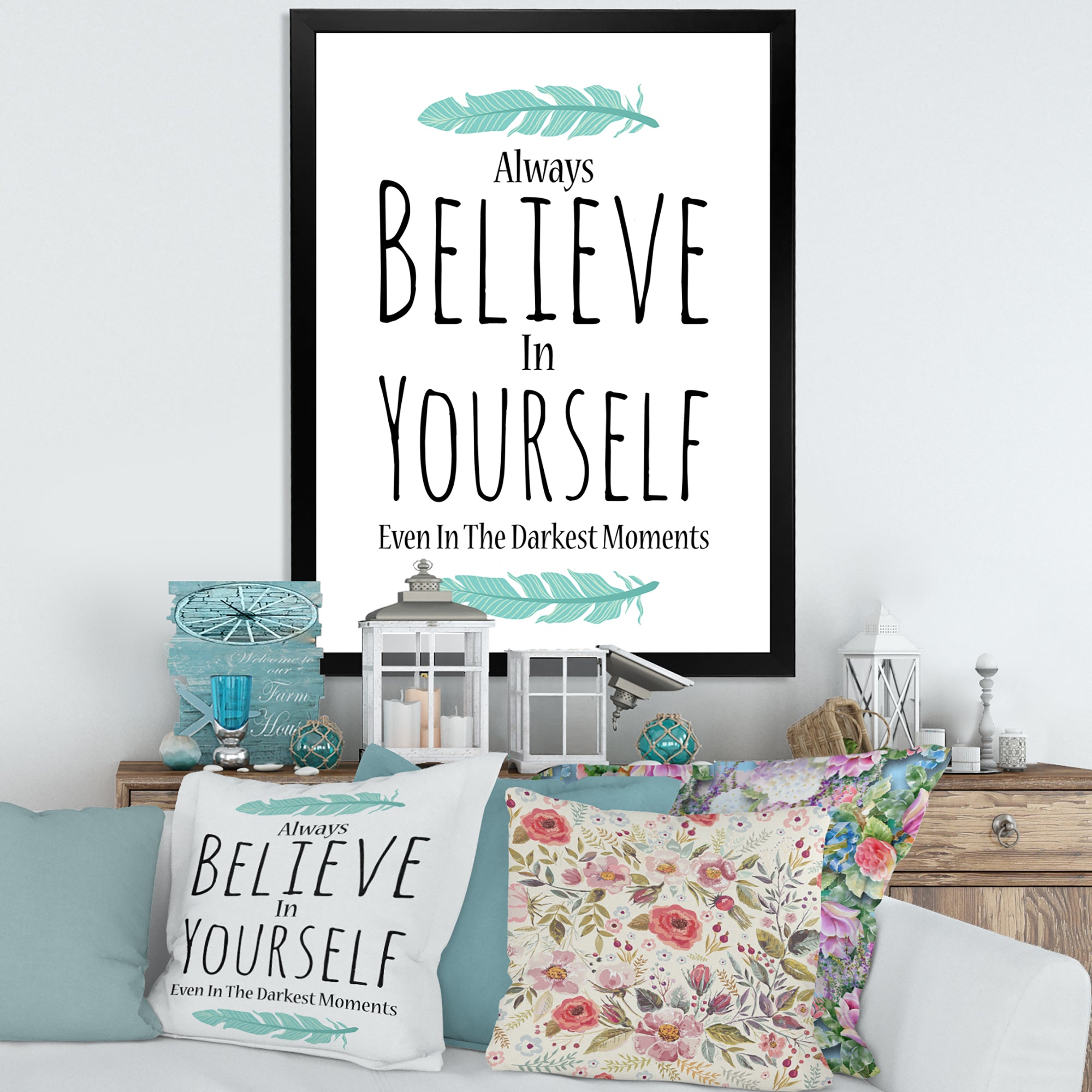 Believe In Yourself In On White