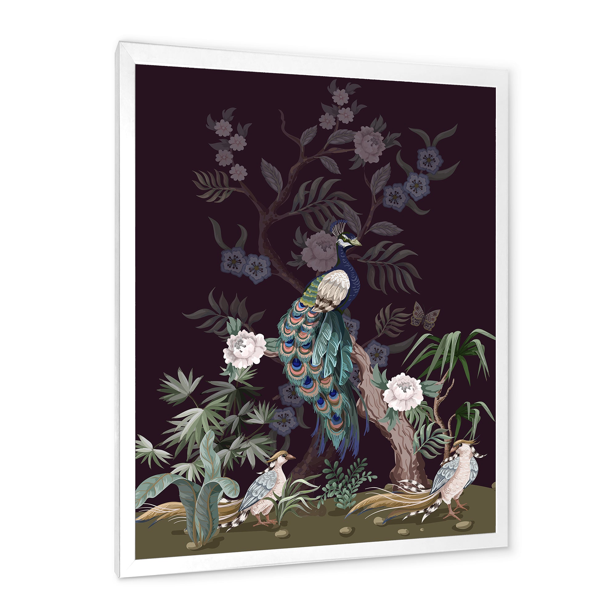 Chinoiserie With Birds and Peonies V