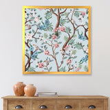 Chinoiserie With Birds and Peonies X