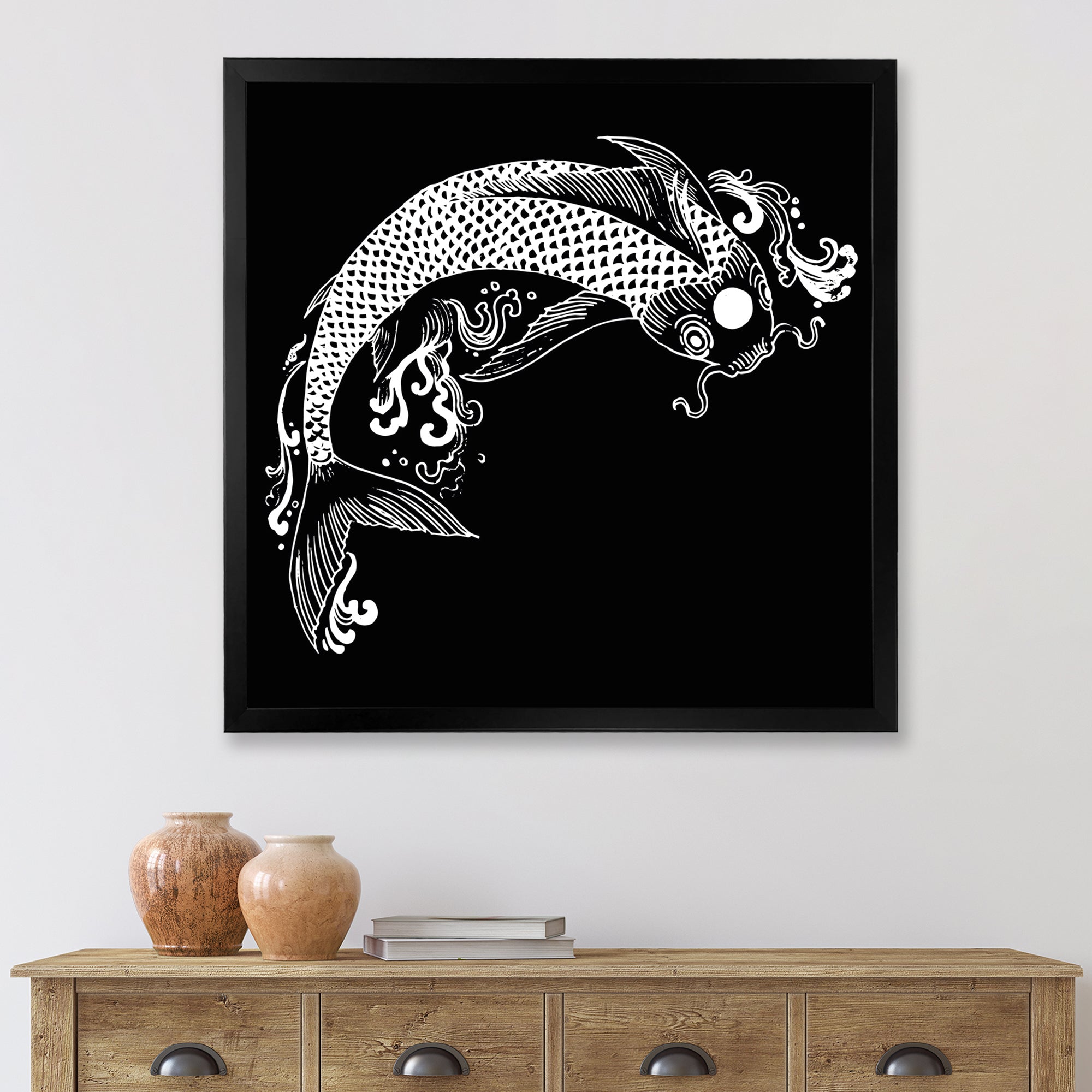 Chinoiserie Koi Fish I