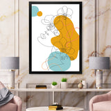 Beautiful Woman One Line Drawing