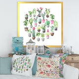 Cacti In Ceramic Pots In Gentle Tones II