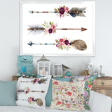 Ethnic Feathers and Flowers On Native Arrows III