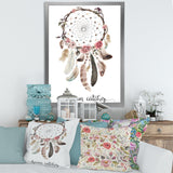 Dream Catcher With Ethnic Feathers