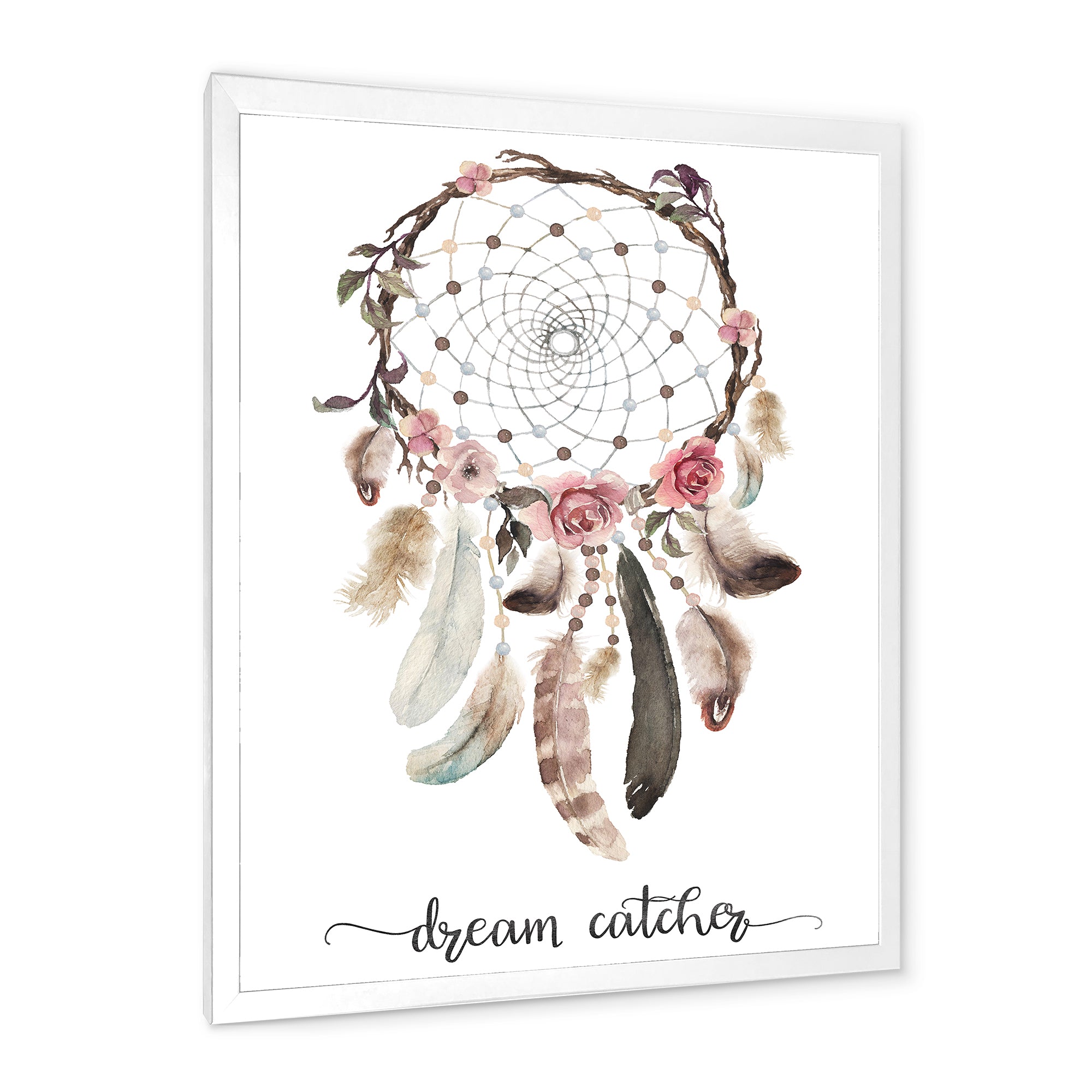 Dream Catcher With Ethnic Feathers