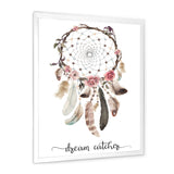 Dream Catcher With Ethnic Feathers