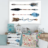 Ethnic Feathers and Flowers On Native Arrows IV