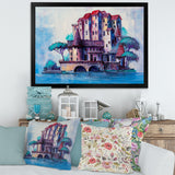 Skypscrapers By The Bridge In Ancient City