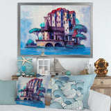 Skypscrapers By The Bridge In Ancient City