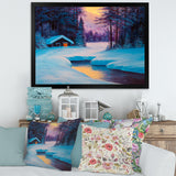 Old Cabin In Winter Forest II