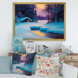 Old Cabin In Winter Forest II