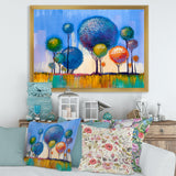 Colourful Trees Impressionist Landscape I