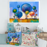 Colourful Trees Impressionist Landscape I