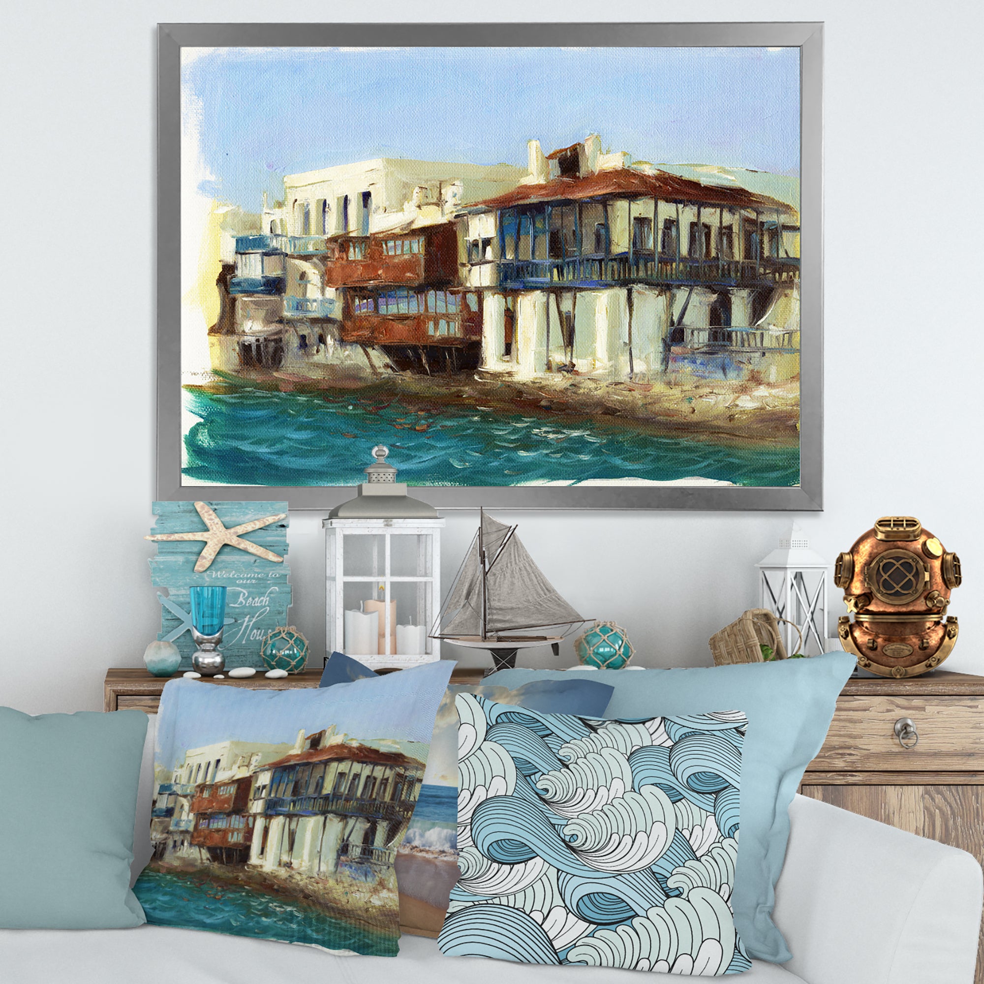 Old Houses On The Island of Mykonos Greece